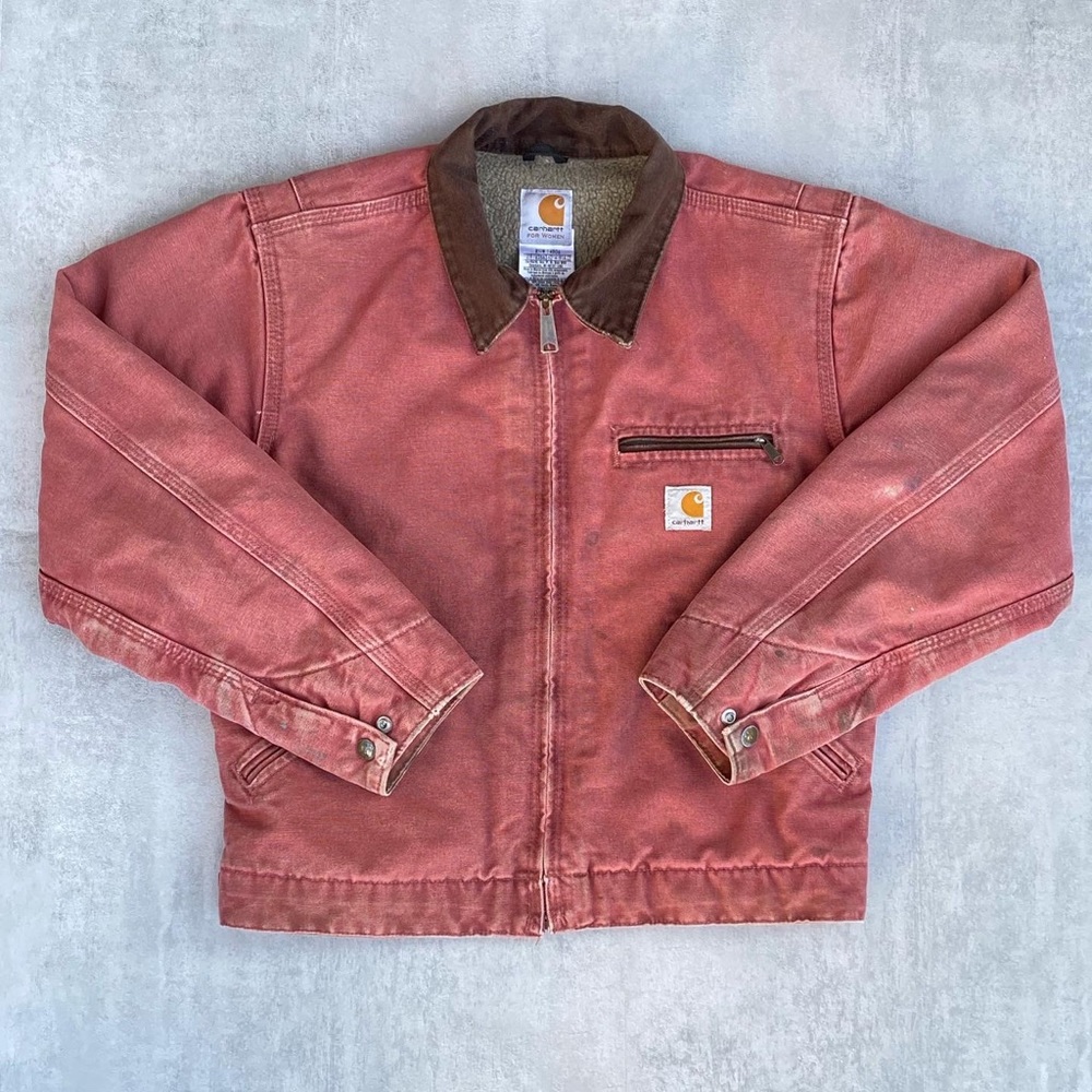 Vintage Carhartt Sherpa Lined Work Wear Jacket